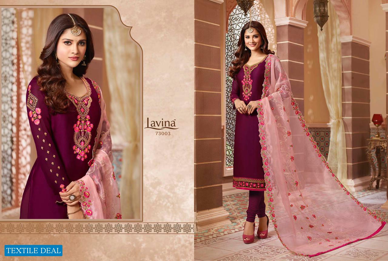 Lavina Vol-73 Wholesale Straight Long Salwar Suits