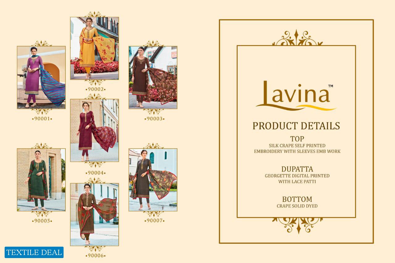 Lavina Vol-90 Wholesale Straight Long Salwar Suits