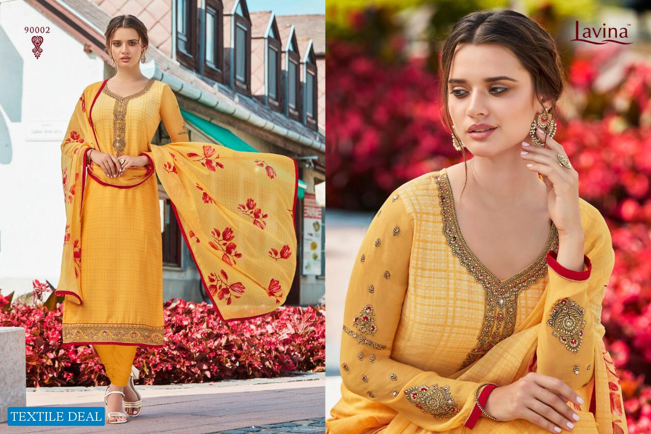 Lavina Vol-90 Wholesale Straight Long Salwar Suits