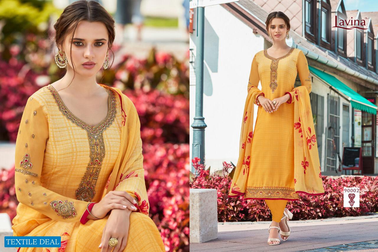 Lavina Vol-90 Wholesale Straight Long Salwar Suits