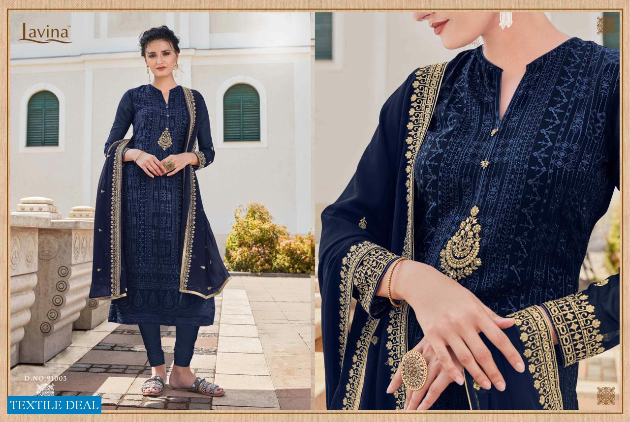 Lavina Vol-91 Wholesale designer Salwar Suits