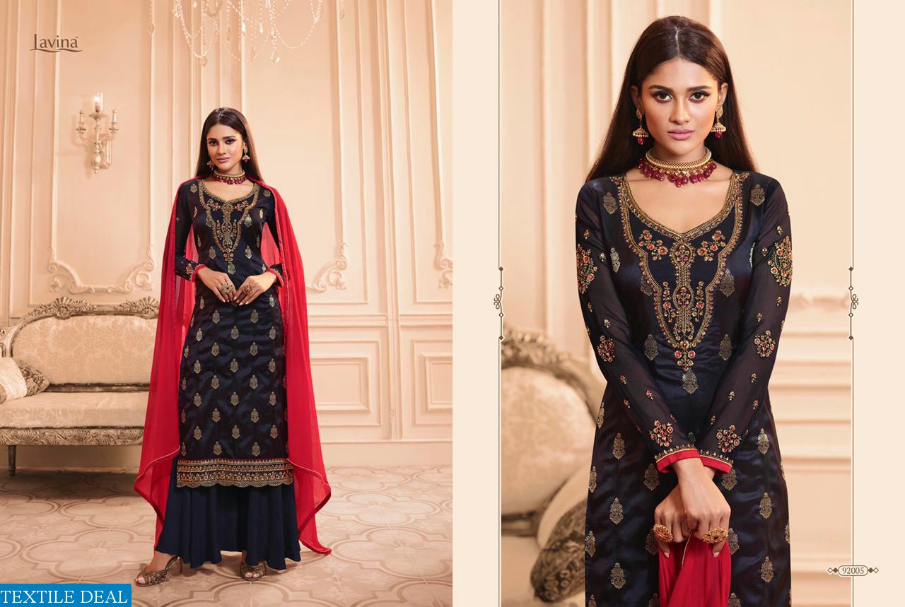 Lavina Vol-92 Wholesale Pure jacquard Salwar Kameez