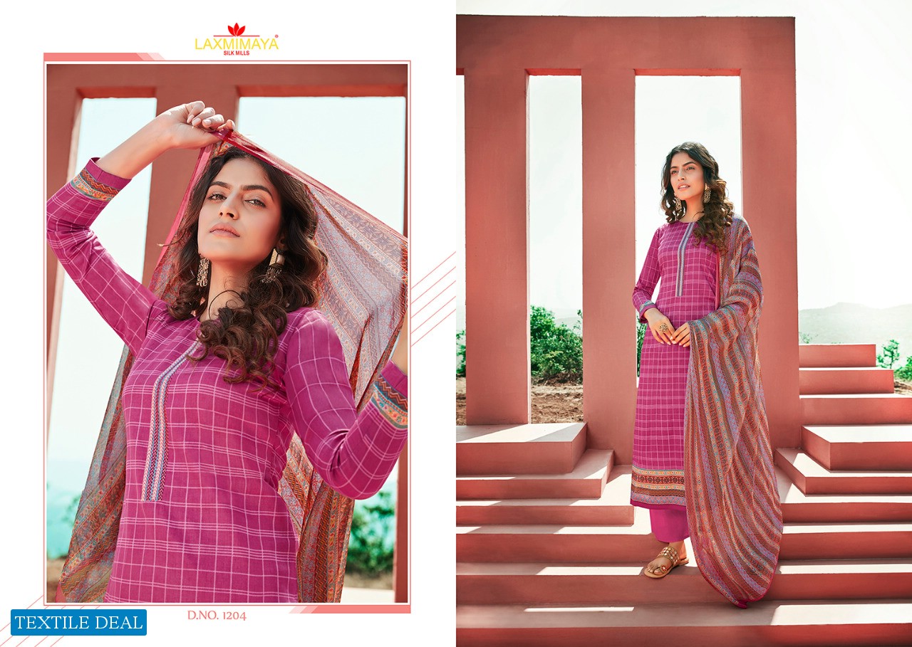 Laxmimaya Stardus Pure Jam Silk Wholesale Ladies Suits