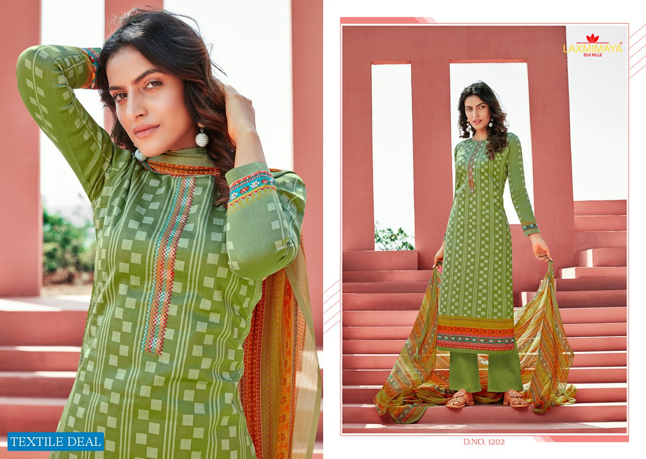 Laxmimaya Stardus Pure Jam Silk Wholesale Ladies Suits
