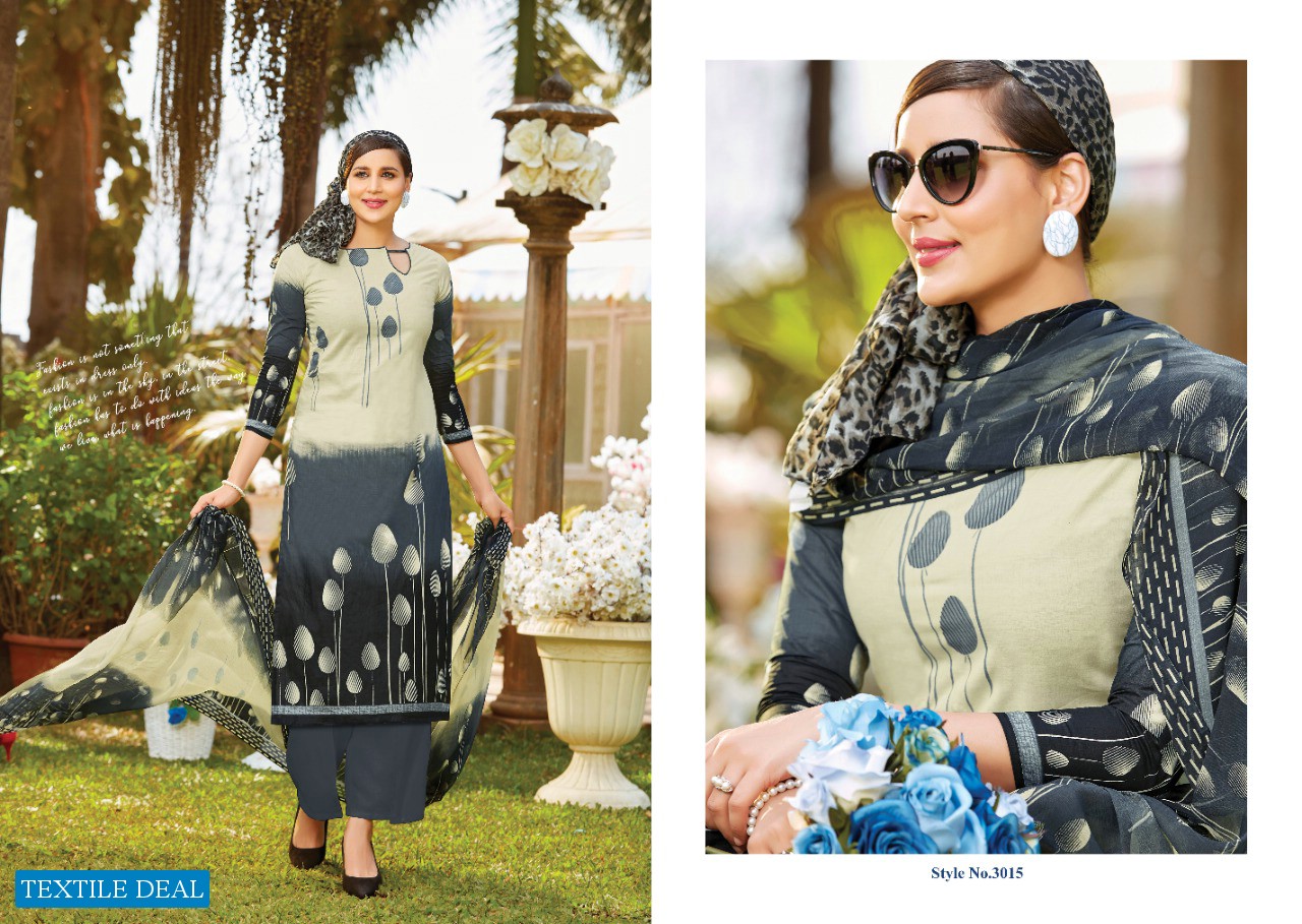 Levisha Zahira Pure Super Cotton Printed Dress Material