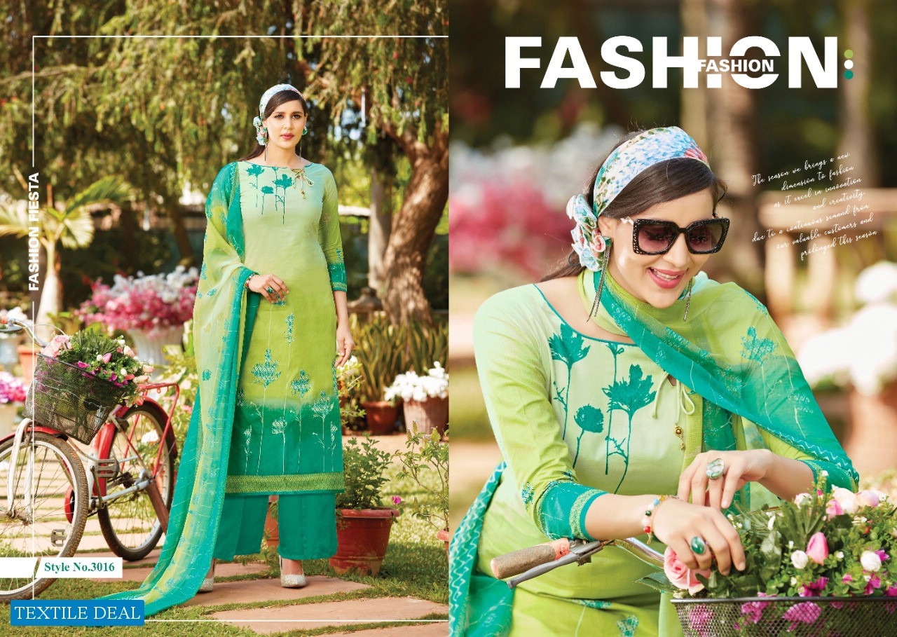 Levisha Zahira Pure Super Cotton Printed Dress Material