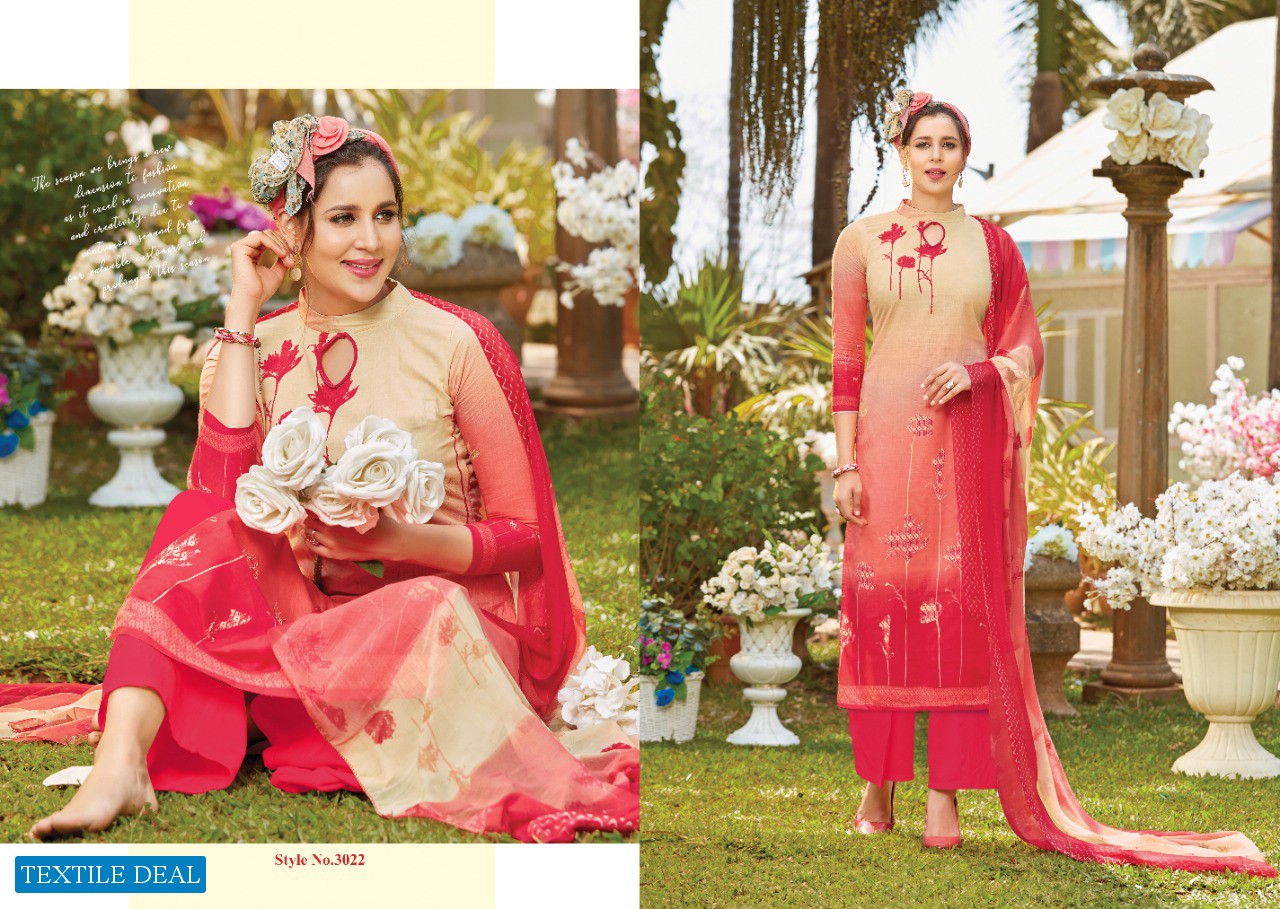 Levisha Zahira Pure Super Cotton Printed Dress Material