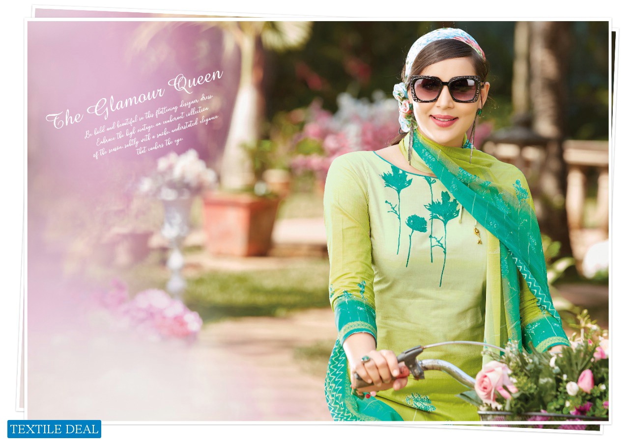 Levisha Zahira Pure Super Cotton Printed Dress Material