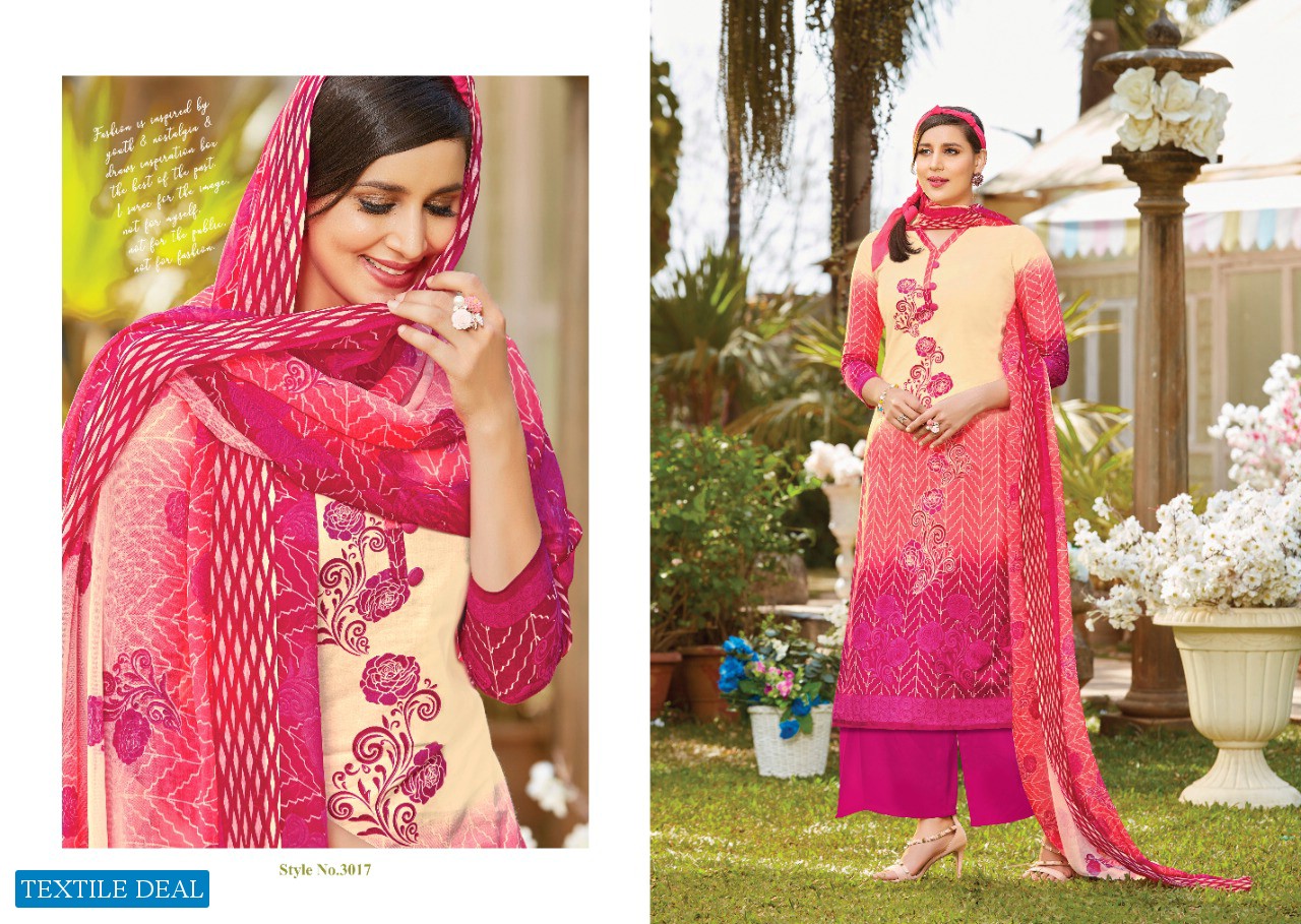 Levisha Zahira Pure Super Cotton Printed Dress Material