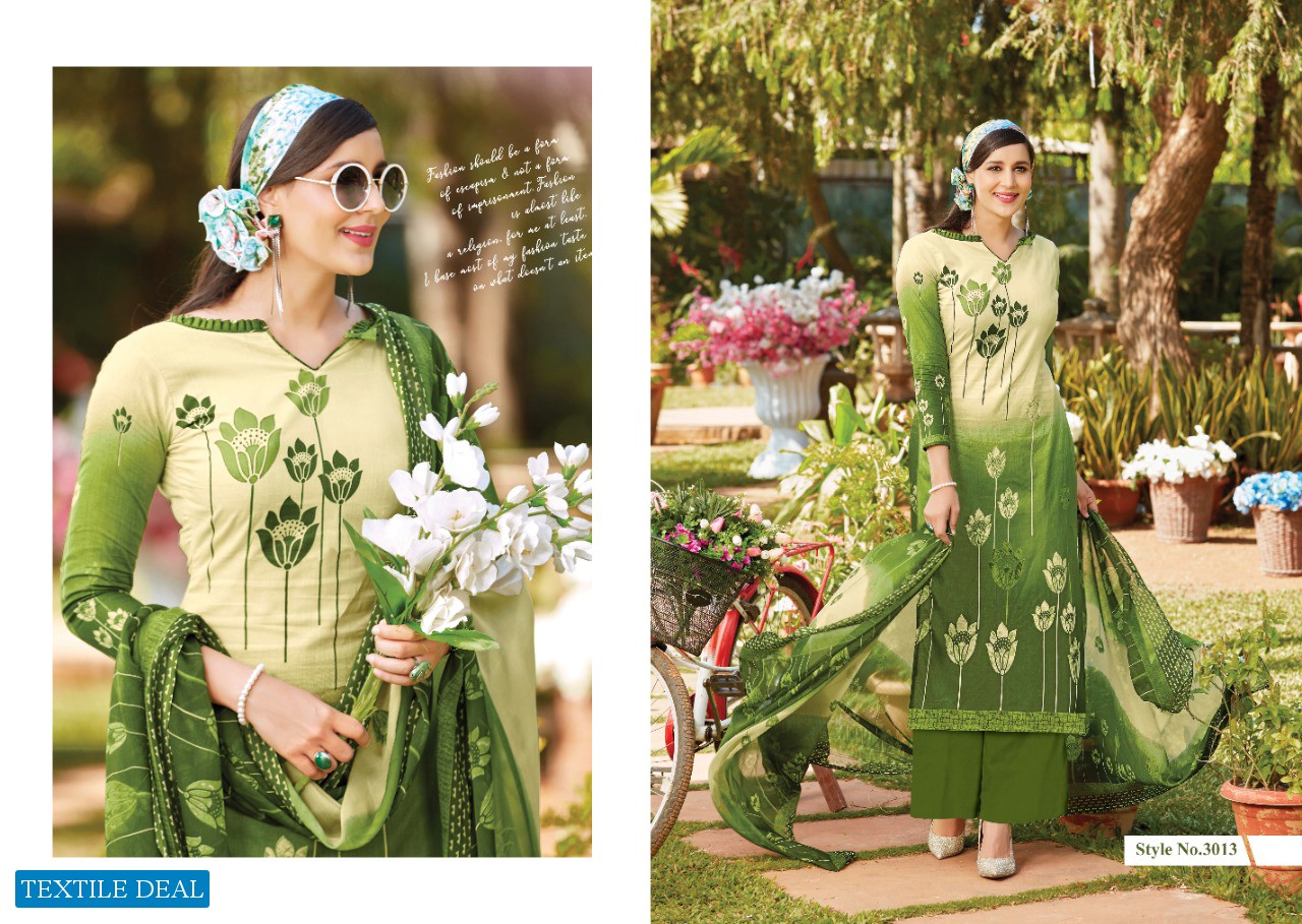 Levisha Zahira Pure Super Cotton Printed Dress Material