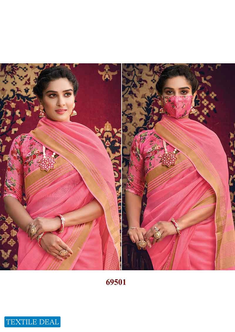 Lifestyle Mushkiya Chanderi Gala Wholesale Ethnic Saree