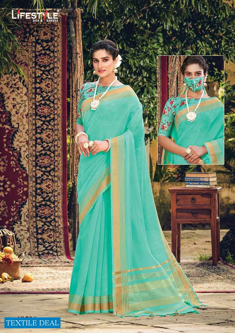 Lifestyle Mushkiya Chanderi Gala Wholesale Ethnic Saree