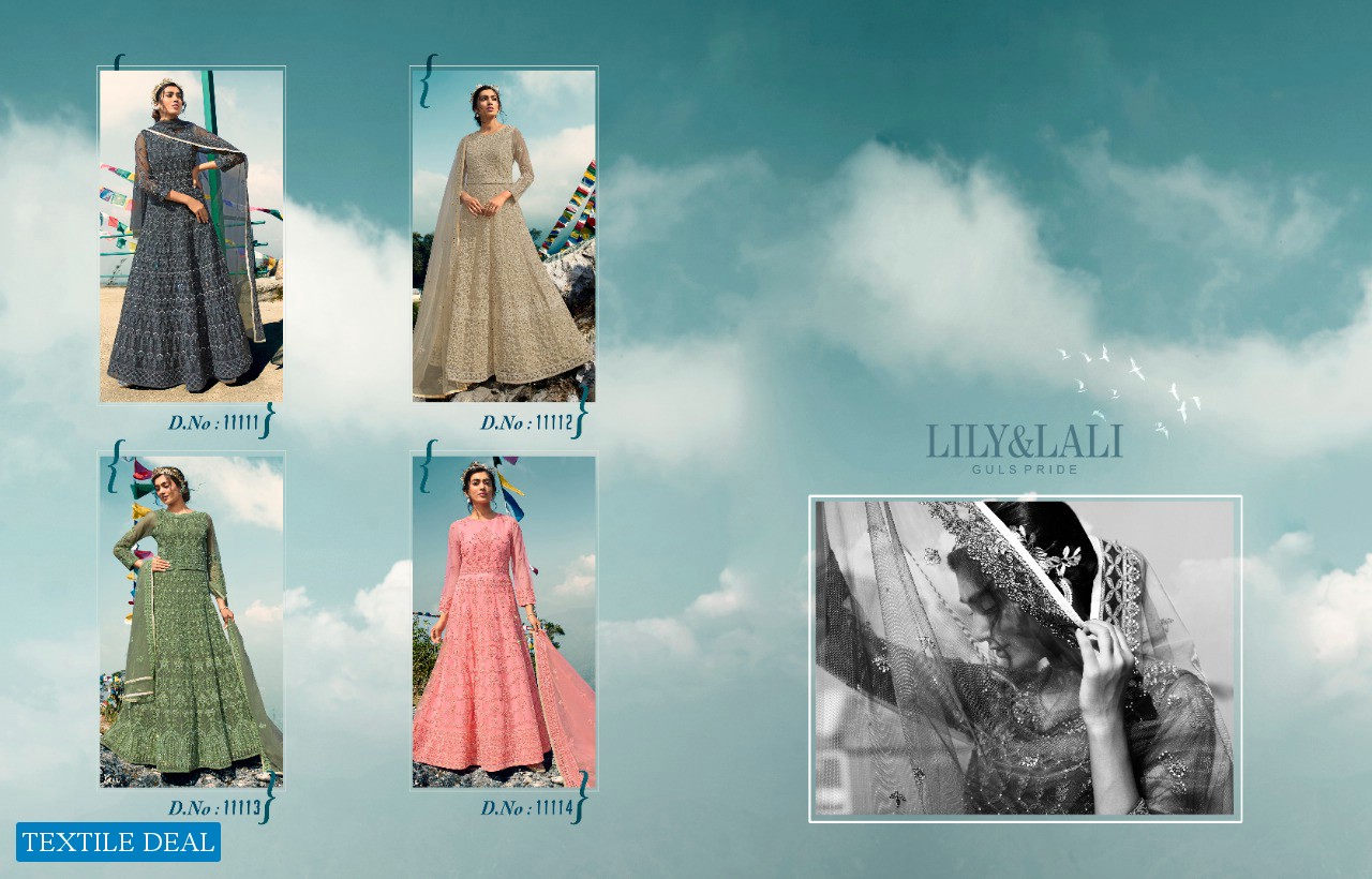 Lily And Lali Aardhangini Wholesale Designer Gown Catalog