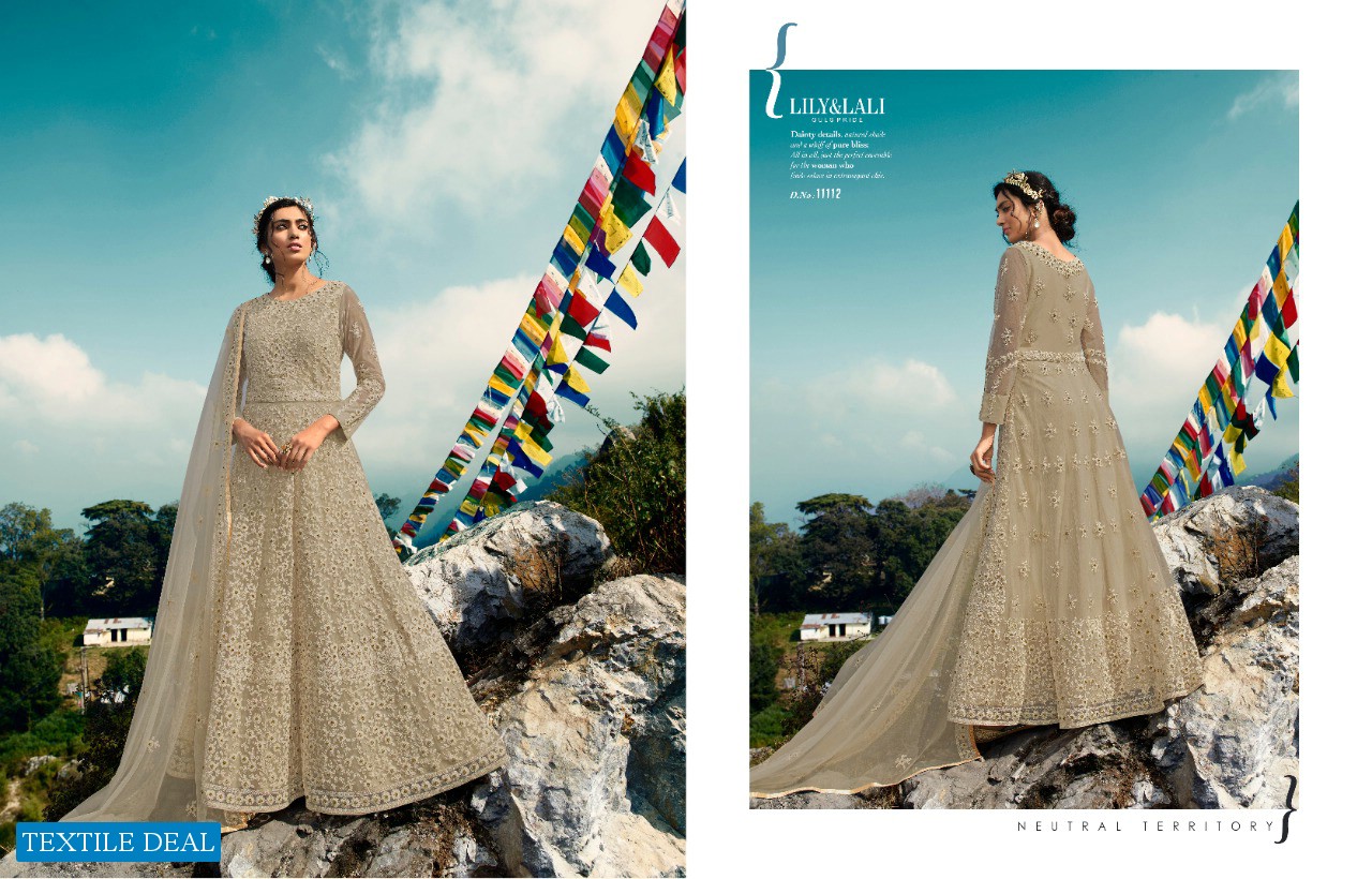 Lily And Lali Aardhangini Wholesale Designer Gown Catalog