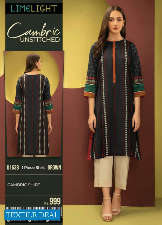 Limelight Cambric 2021 Wholesale Unstitched Kurti And Unstitched Dress Pakistani Collection