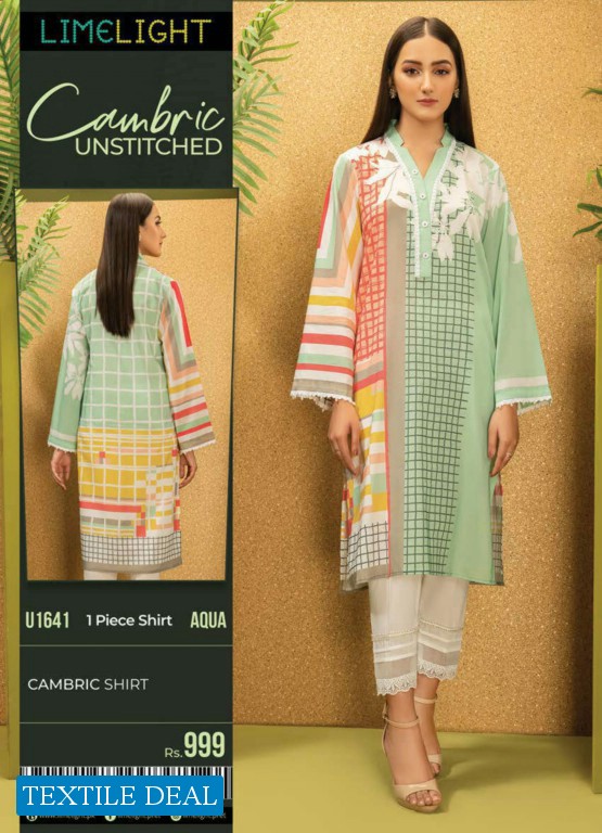 Limelight Cambric 2021 Wholesale Unstitched Kurti And Unstitched Dress Pakistani Collection