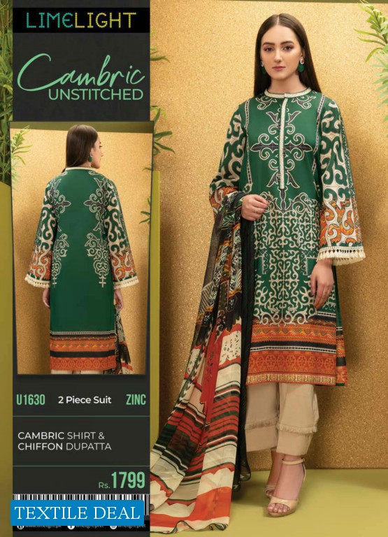 Limelight Cambric 2021 Wholesale Unstitched Kurti And Unstitched Dress Pakistani Collection