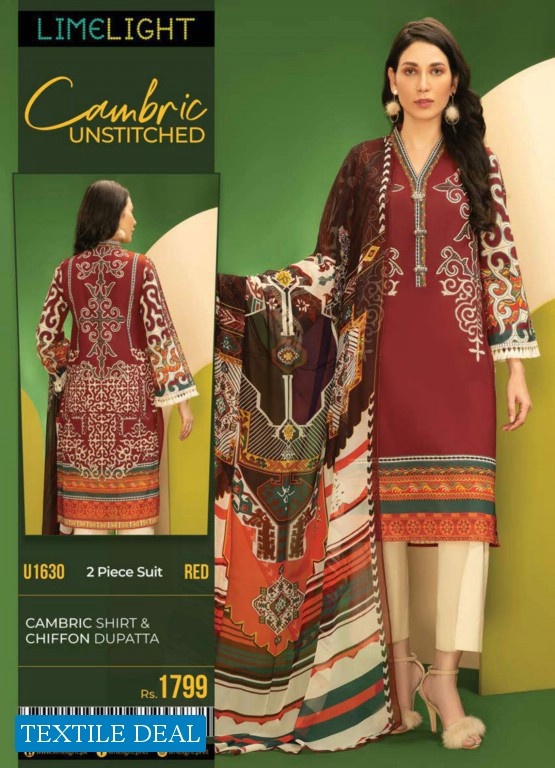 Limelight Cambric 2021 Wholesale Unstitched Kurti And Unstitched Dress Pakistani Collection