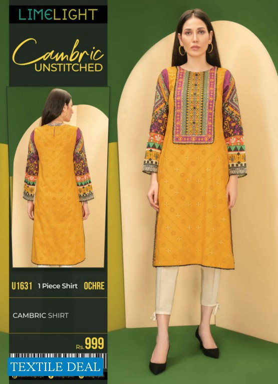 Limelight Cambric 2021 Wholesale Unstitched Kurti And Unstitched Dress Pakistani Collection