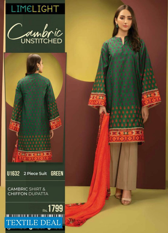 Limelight Cambric 2021 Wholesale Unstitched Kurti And Unstitched Dress Pakistani Collection