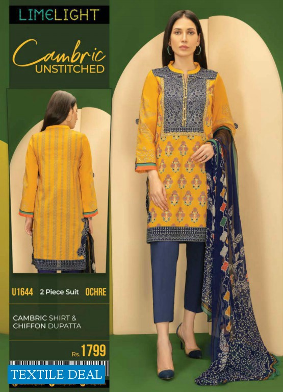 Limelight Cambric 2021 Wholesale Unstitched Kurti And Unstitched Dress Pakistani Collection
