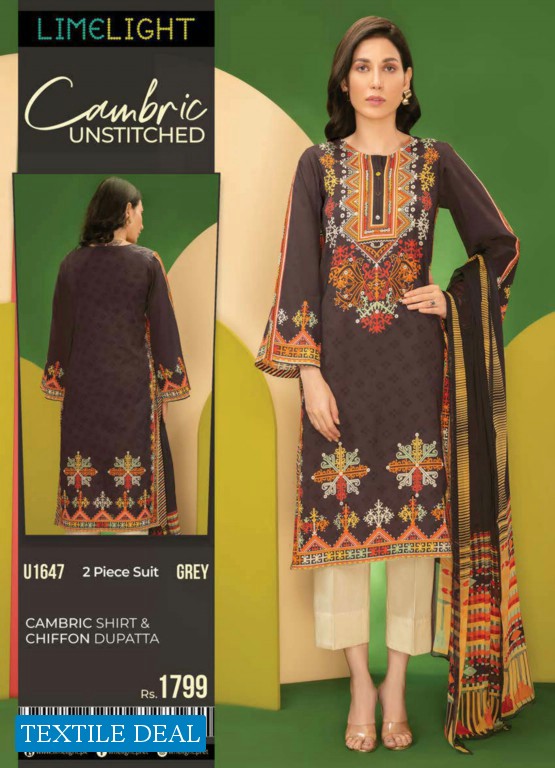 Limelight Cambric 2021 Wholesale Unstitched Kurti And Unstitched Dress Pakistani Collection