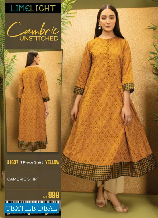 Limelight Cambric 2021 Wholesale Unstitched Kurti And Unstitched Dress Pakistani Collection