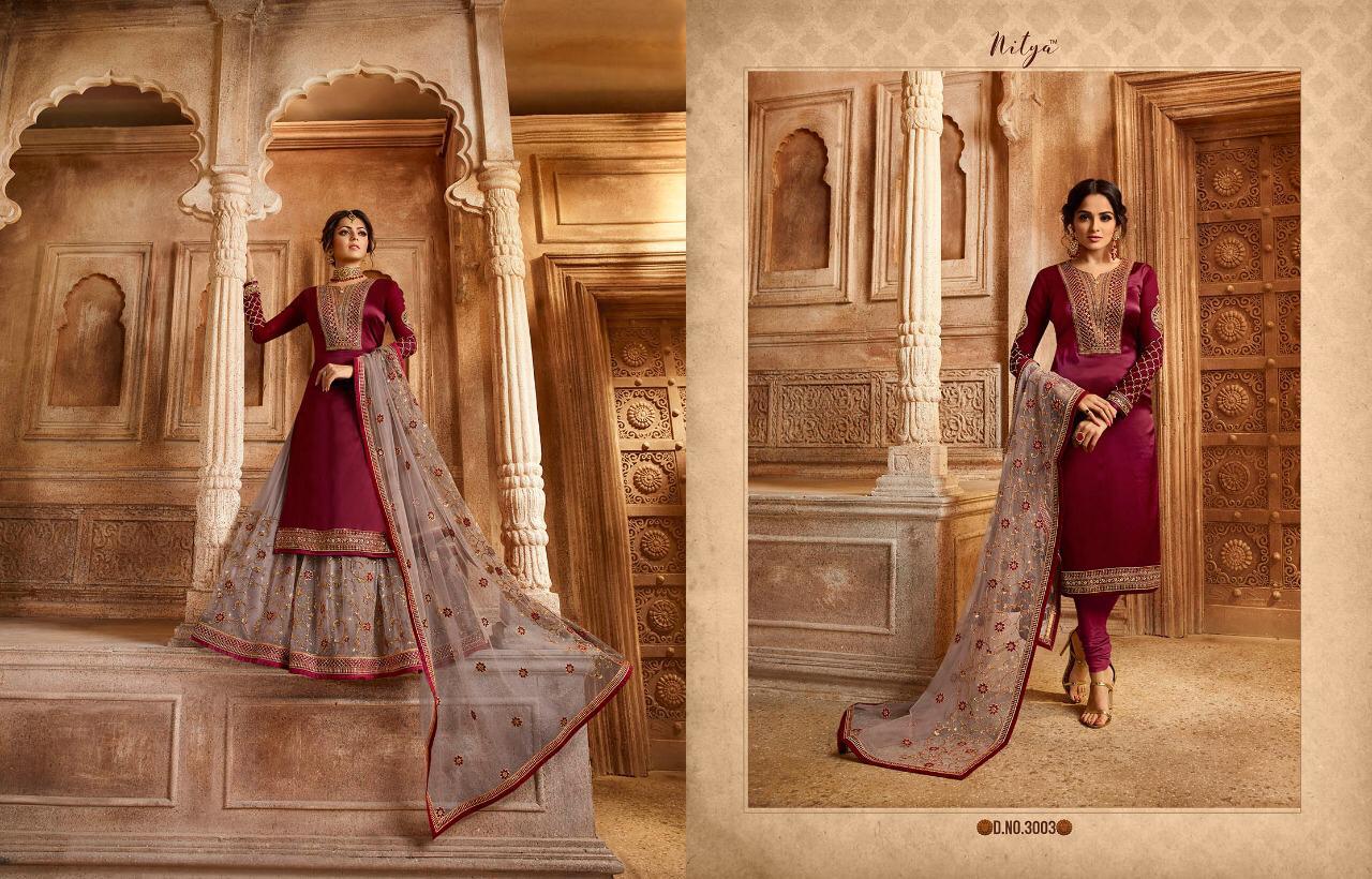 Lt Nitya vol 1 heavy skirt  bottom skirt and salwar suit wholesale in india