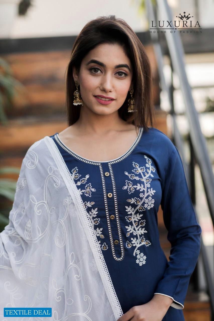 Luxuria Ruhani Wholesale Casual Kurti With Dupatta Catalog
