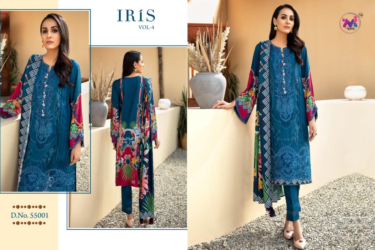 M3 FASHION IRIS VOL 4 JAM COTTON PRINT PAKISTANI CATALOGS SUITS NEW DESIGN OF 2021