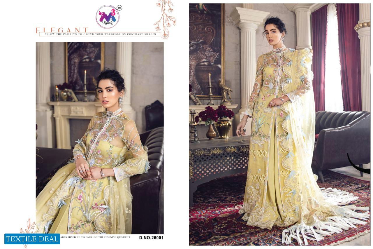 M3 FASHION REPUBLIC BRIDAL COLLECTION BUTTERFLY NET PARTY WEAR PAKISTANI SUITS