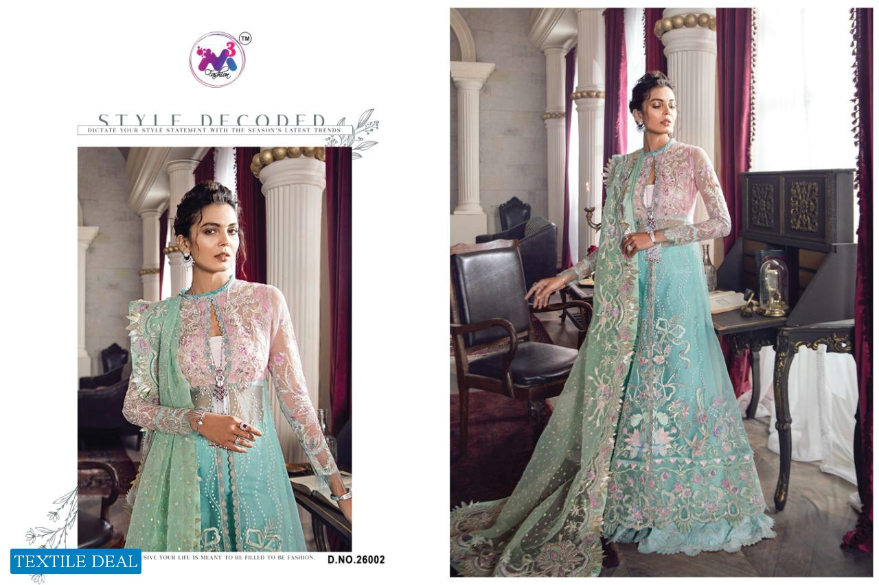 M3 FASHION REPUBLIC BRIDAL COLLECTION BUTTERFLY NET PARTY WEAR PAKISTANI SUITS