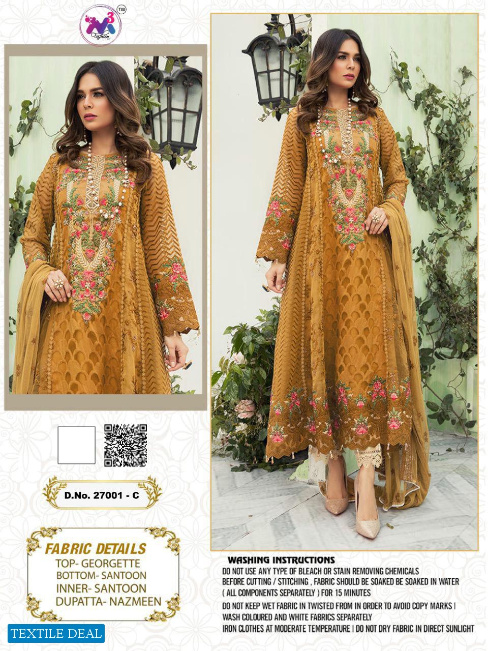 M3 Fashion Maria B wholesale Pakistani Concept Dress