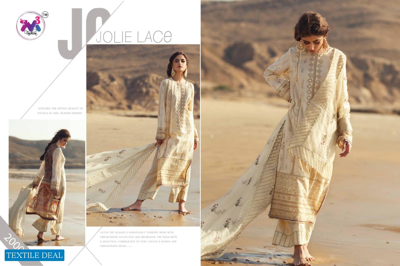 M3 Fashion Qalamkar Lawn 2020 Wholesale Pakistani Dress Material