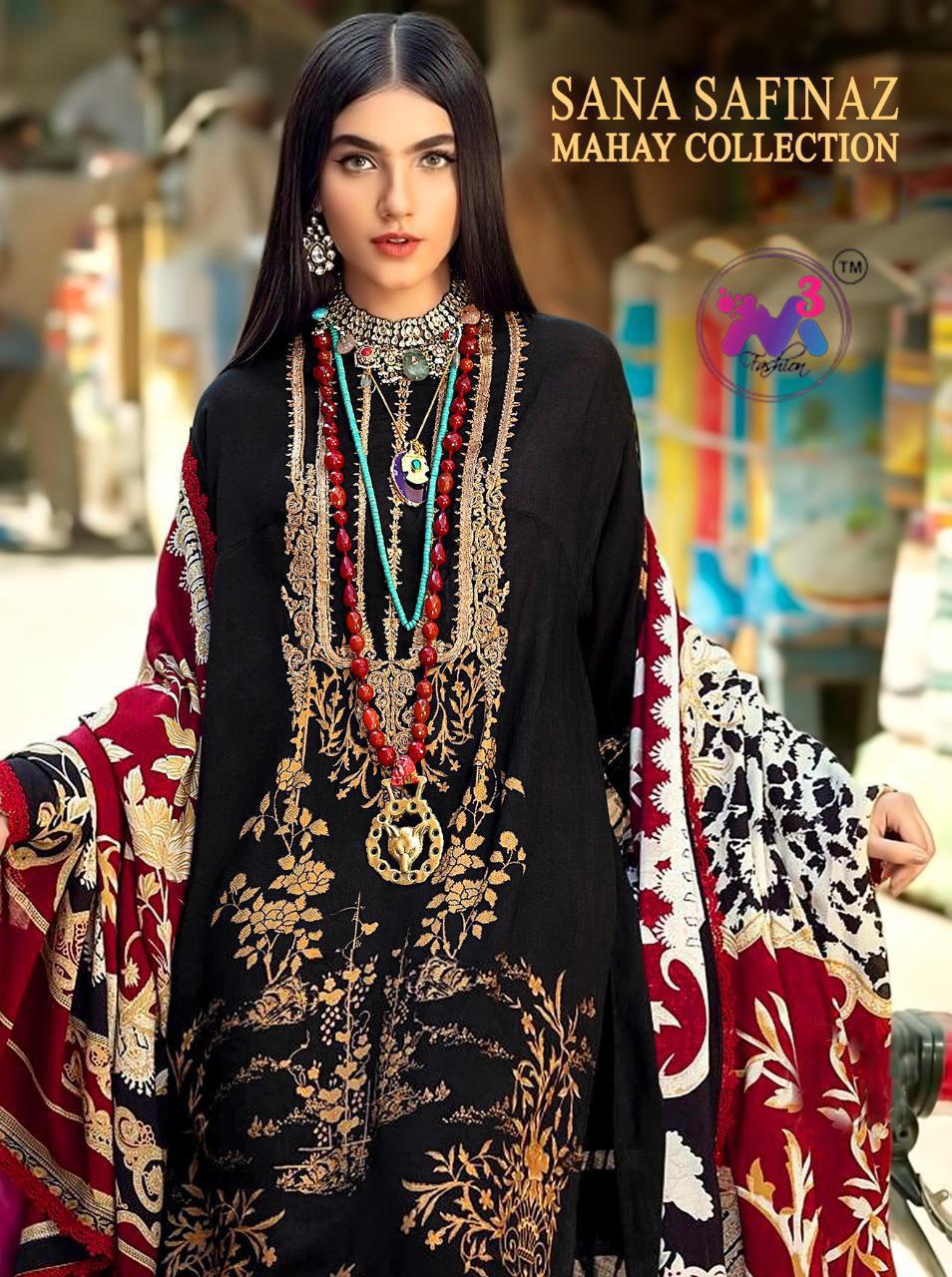 M3 Fashion Sana Safinaz Mahay Premium Pakistani Catalog