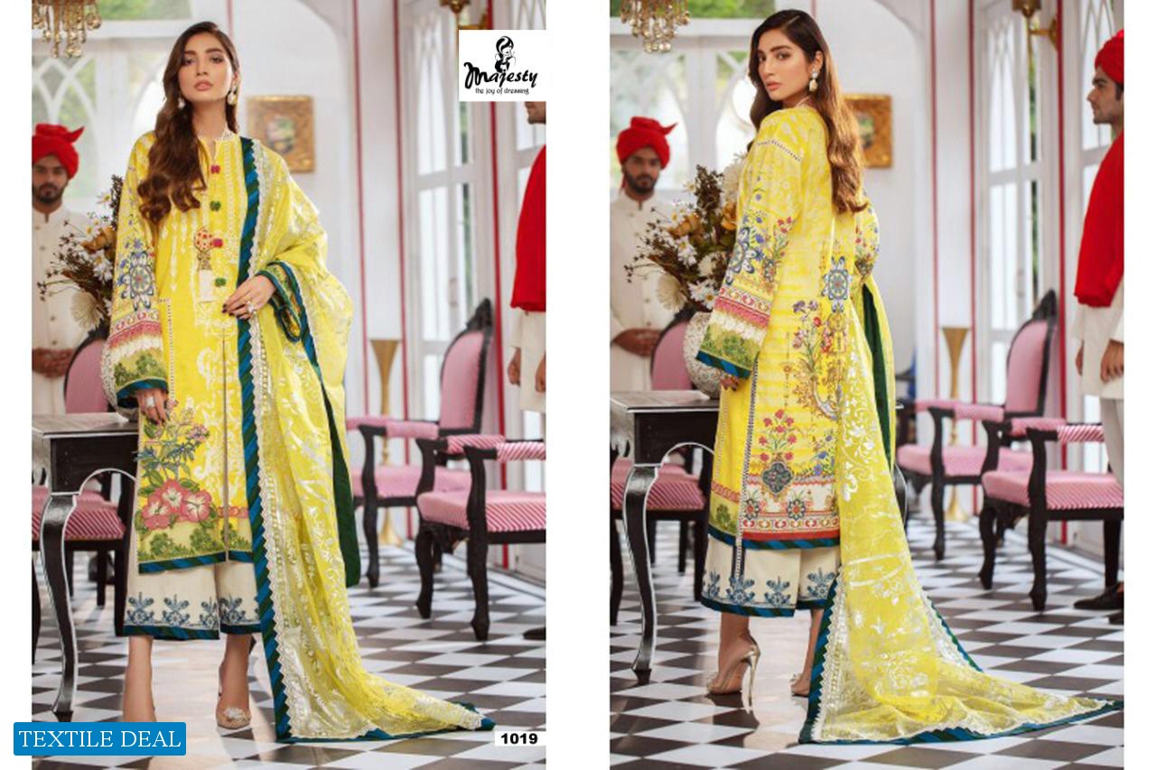 MAJESTY PRESENT FIRDOUS VOL 3 JAM SILK COTTON UNIQUE PRINT SUIT CONCEPT