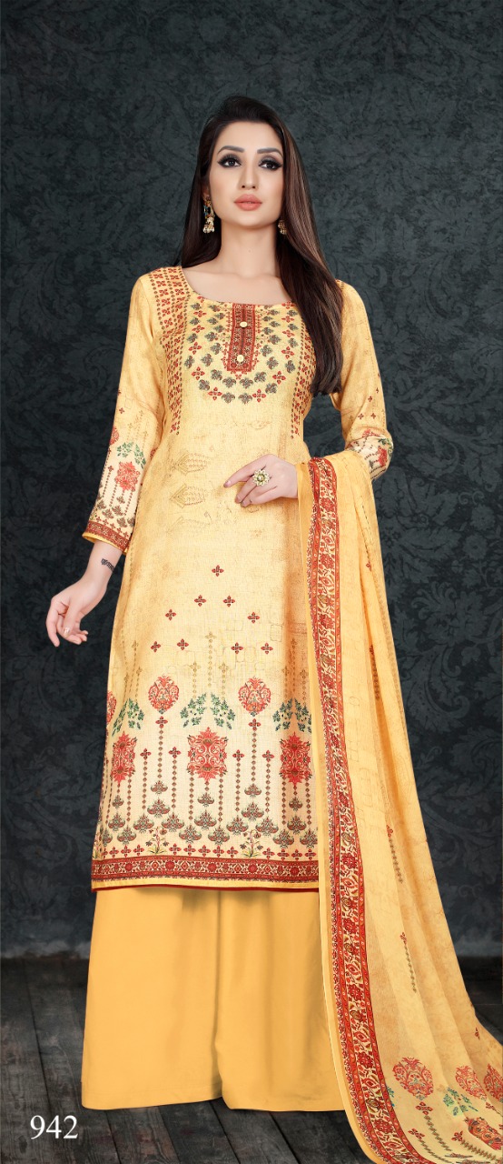 MALAIKA BY BIPSON PASHMINA SILK DIGITAL PRINTED WORK SALWAR KAMEEZ