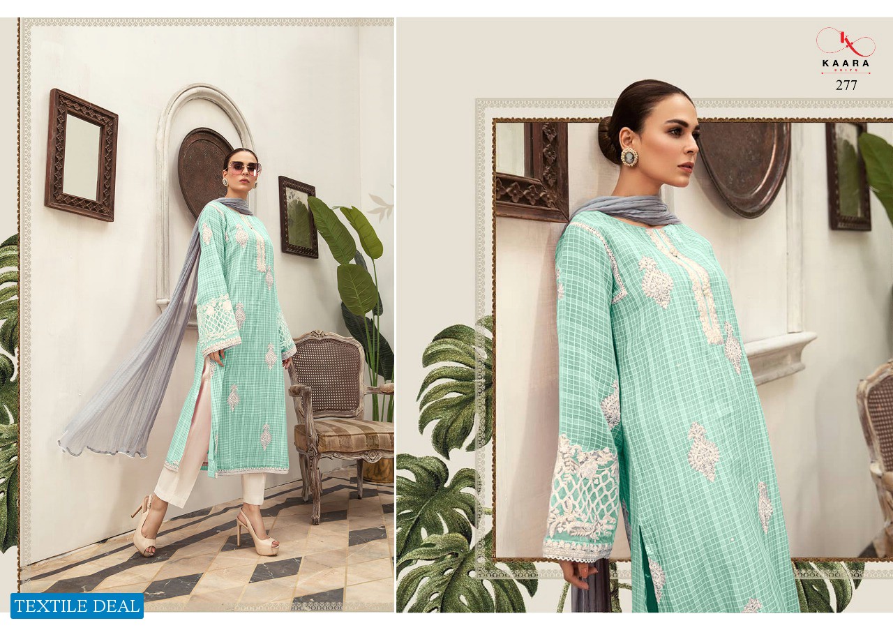 MARIA B EID COLLECTION VOL 2 BY KAARA NET EMBROIDERY PAKISTANI SUITS