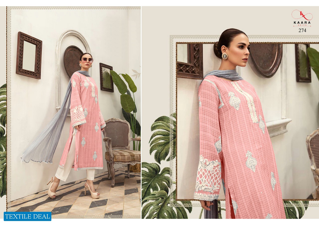 MARIA B EID COLLECTION VOL 2 BY KAARA NET EMBROIDERY PAKISTANI SUITS