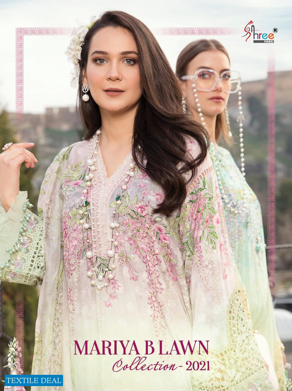 MARIA B LAWN 2021 BY SHREE FABS PURE LAWN EMBROIDERY PAKISTANI DRESSES
