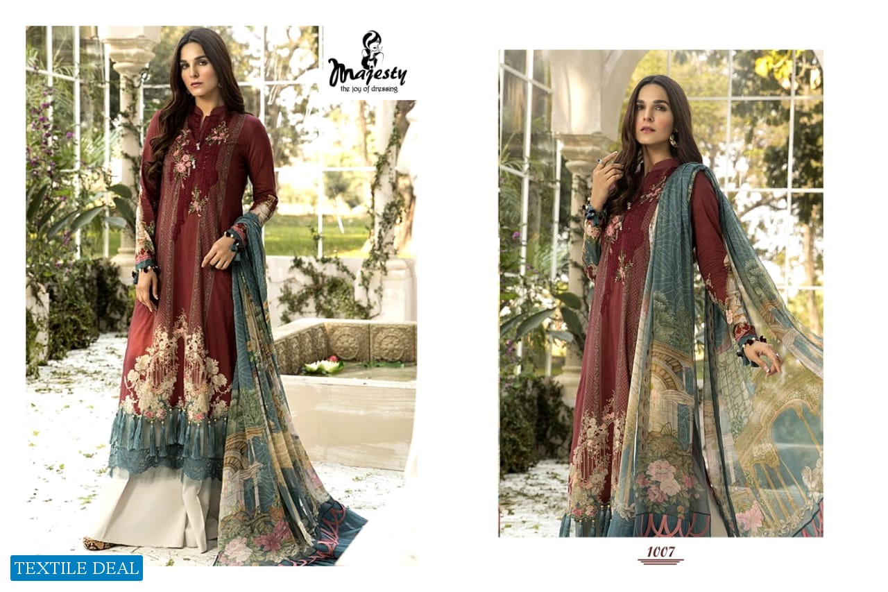 MARIA B M PRINT 2020 BY MAJESTY JAM SILK COTTON PAKISTANI SUIT CONCEPT