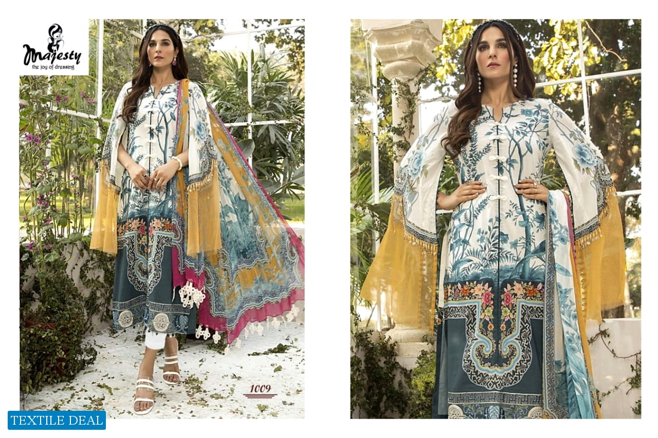 MARIA B M PRINT 2020 BY MAJESTY JAM SILK COTTON PAKISTANI SUIT CONCEPT