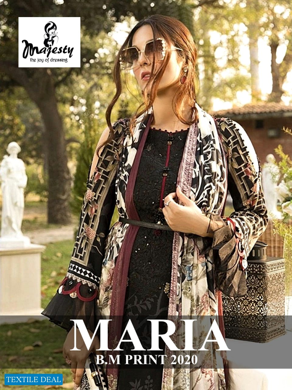 MARIA B M PRINT 2020 BY MAJESTY JAM SILK COTTON PAKISTANI SUIT CONCEPT