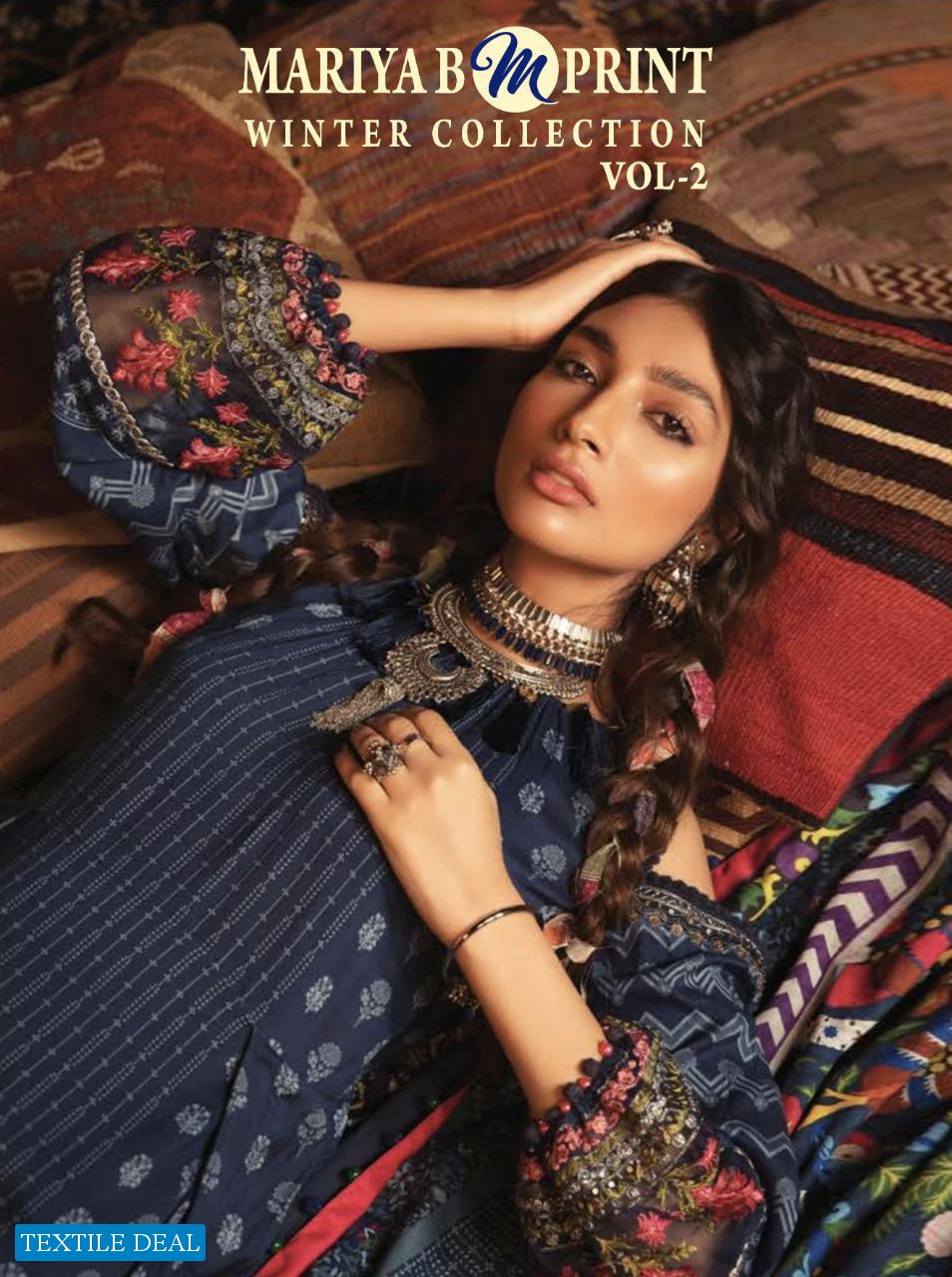 MARIA B M PRINT WINTER COLLECTION VOL 2 BY SHREE FABS PASHMINA PAKISTANI SUITS