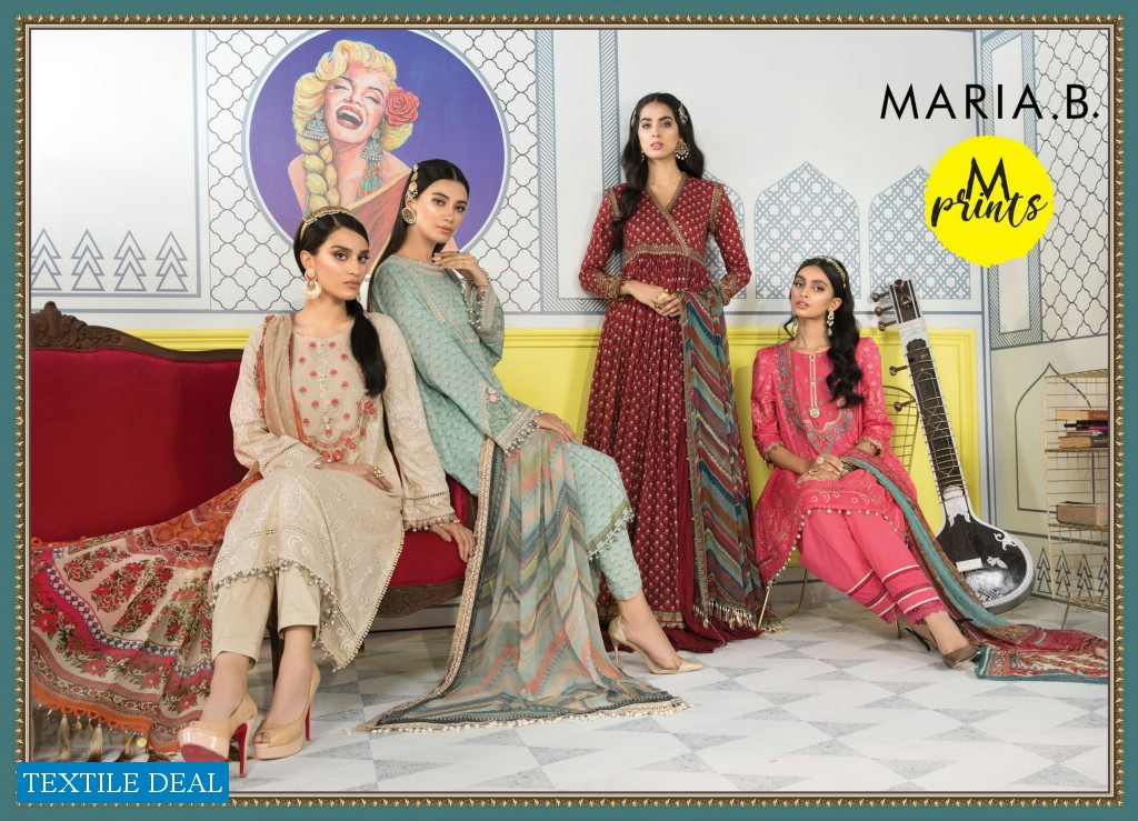 MARIA B Mprints Unstitched 2021 - Original