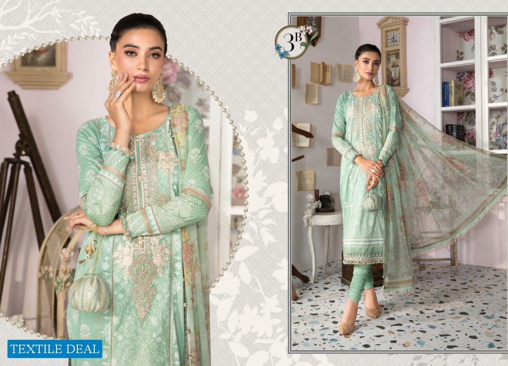 MARIA B Mprints Unstitched 2021 - Original