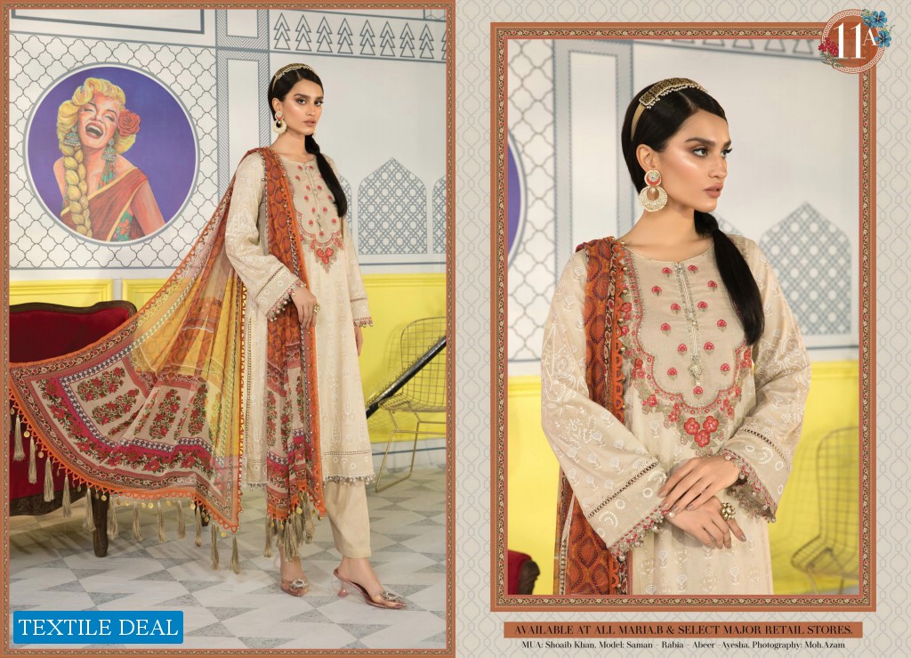 MARIA B Mprints Unstitched 2021 - Original