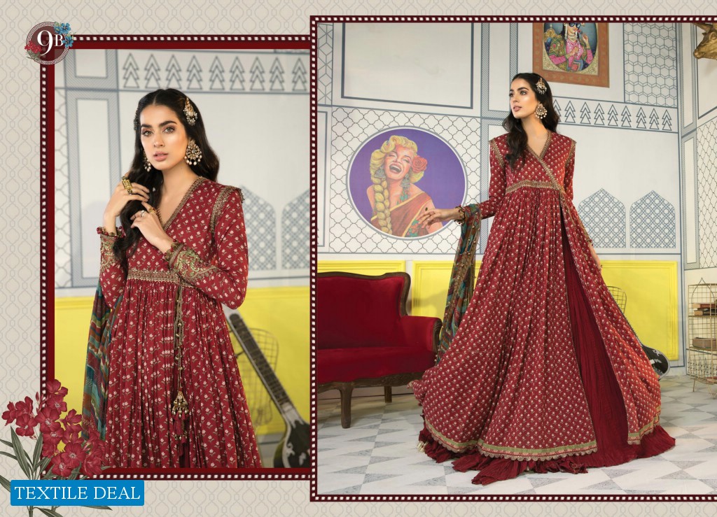 MARIA B Mprints Unstitched 2021 - Original