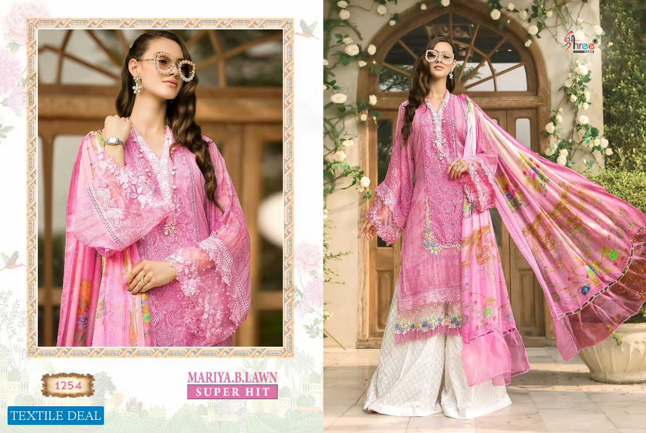 MARIYA B LAWN SUPER HIT BY SHREE FAB COTTON PRINT PAKISTANI SUIT CONCEPT