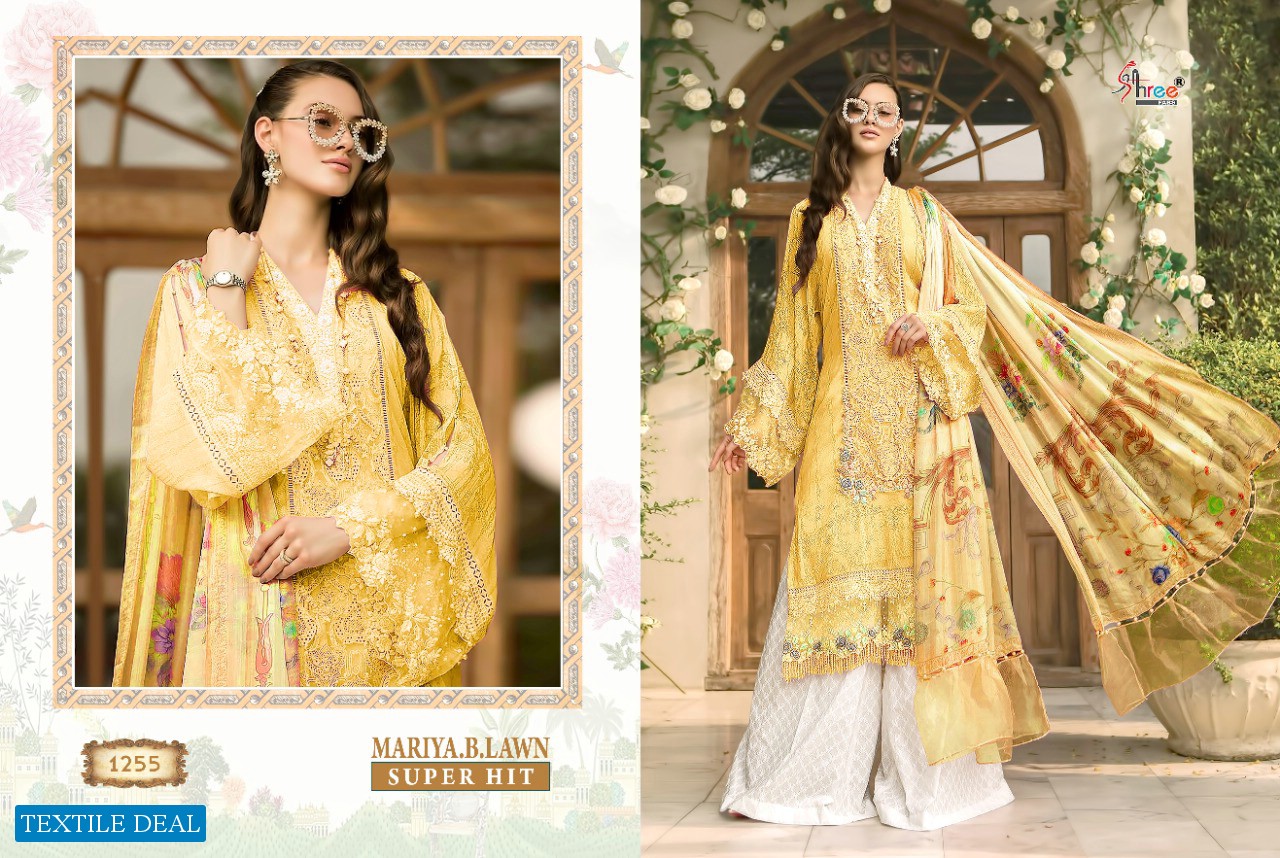 MARIYA B LAWN SUPER HIT BY SHREE FAB COTTON PRINT PAKISTANI SUIT CONCEPT
